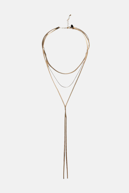 Collier (court) doré - MANGO