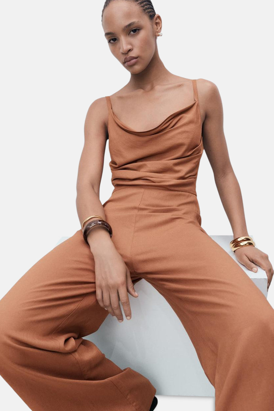 Combinaison - brun - MANGO - 4