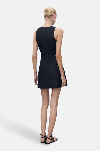 Robe - Dark blue denim - MANGO