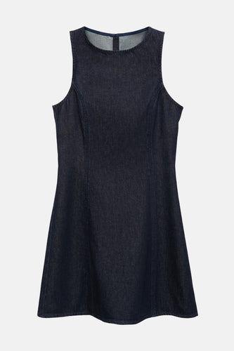 Robe - Dark blue denim - MANGO