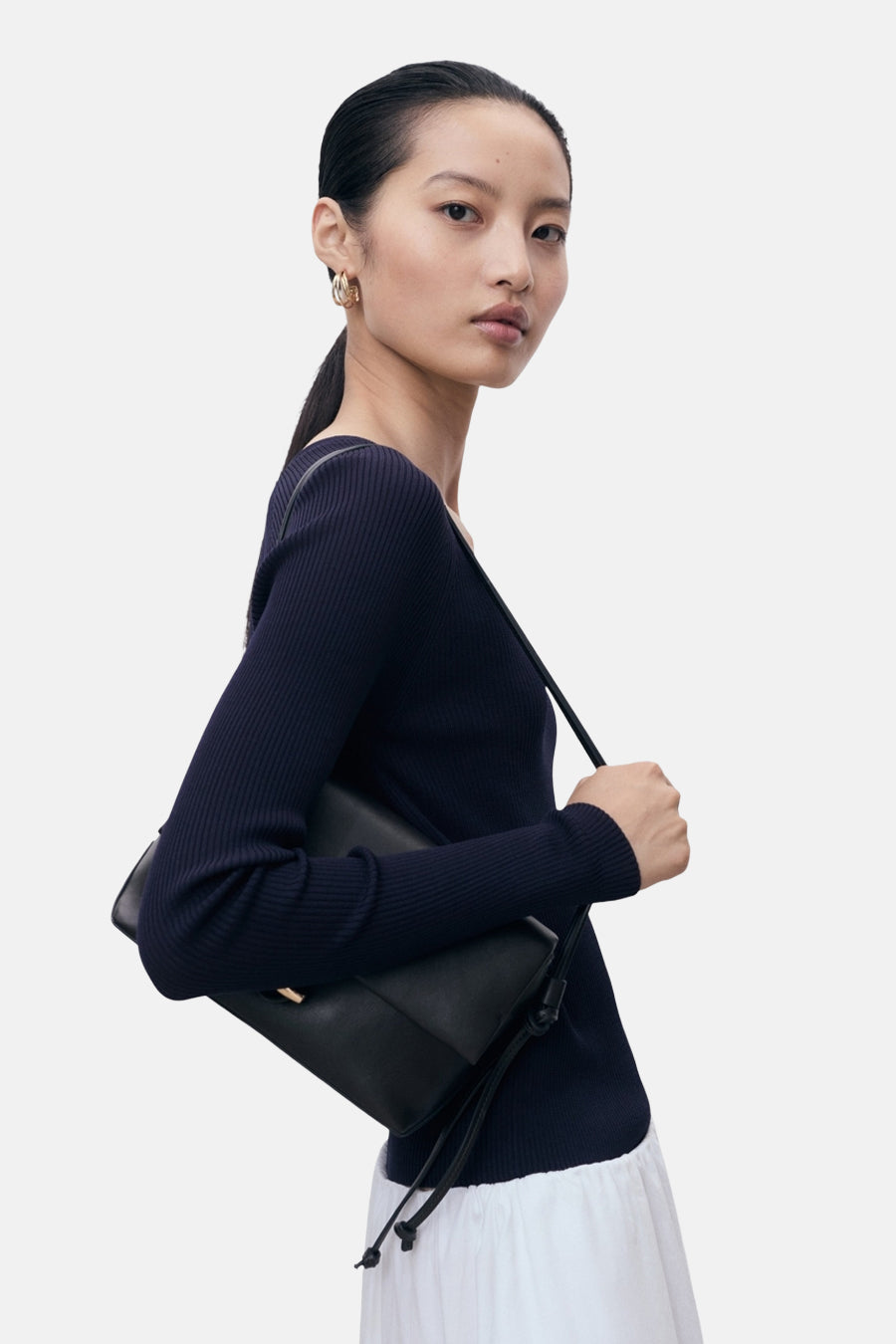 Pull à col rond - bleu - MANGO - 4