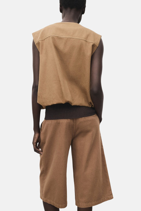 Veste sans manches - brun