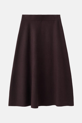 Jupe longue - bordeaux - MANGO