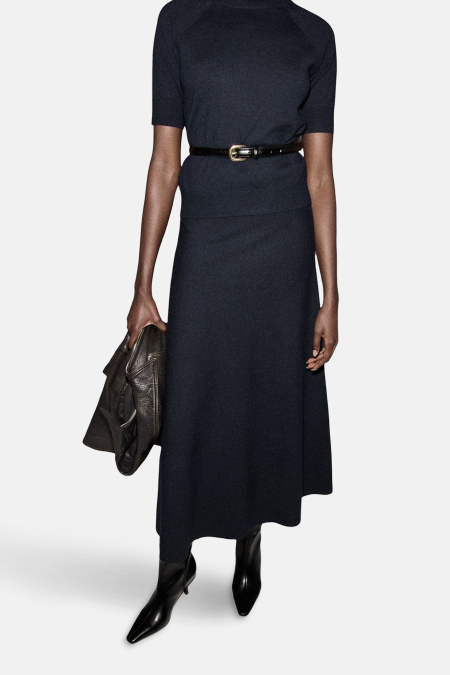 Jupe longue - bleu - MANGO