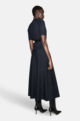 Jupe longue - bleu - MANGO