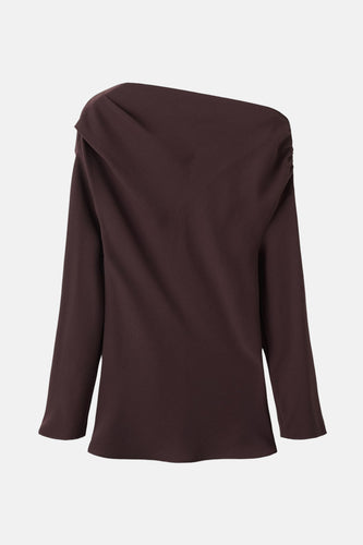 Blouse à manches longues - brun - MANGO