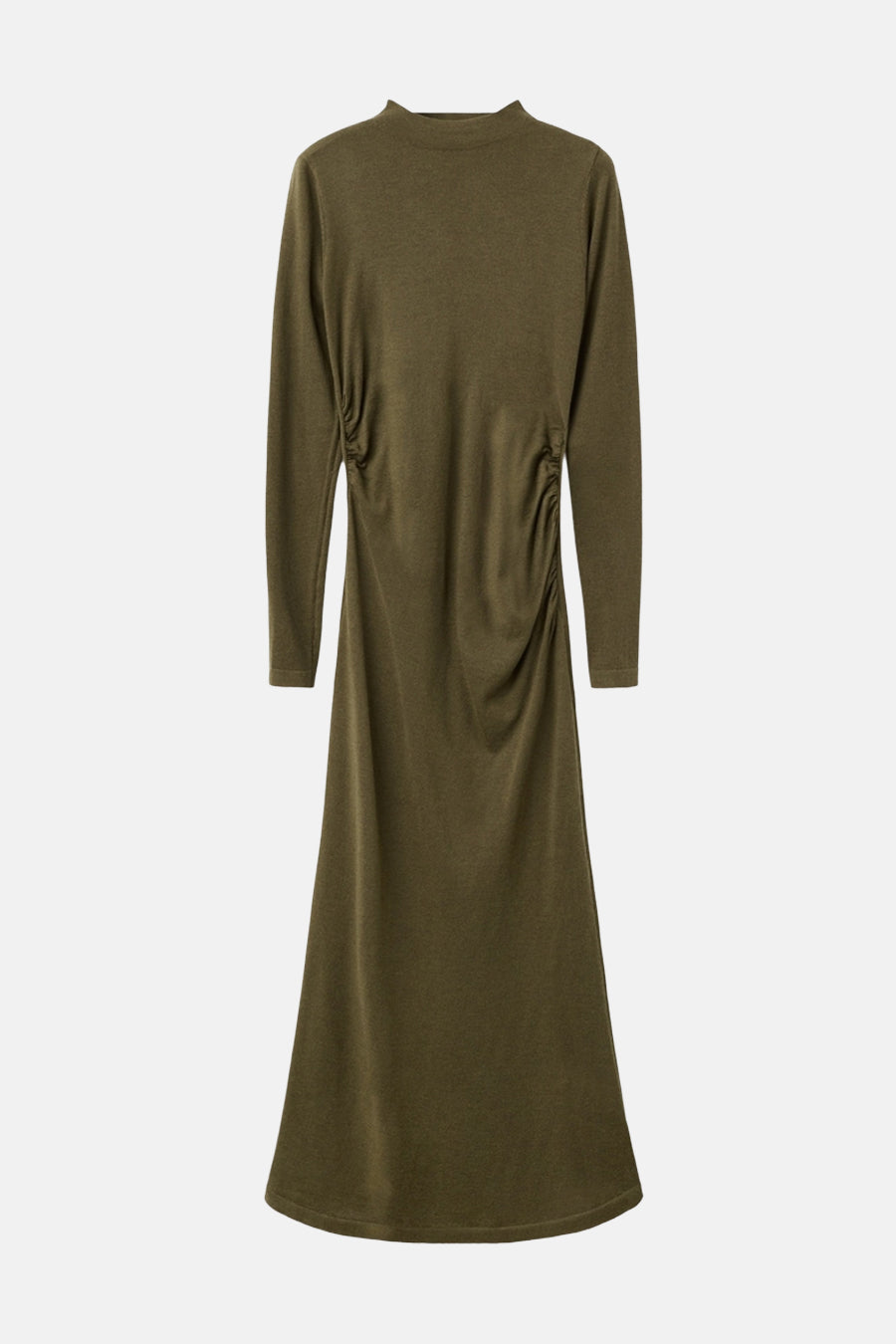 Robe à manches longues - kahki - MANGO