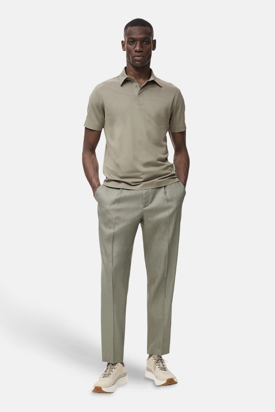 Polo à manches courtes - Kaki - MANGO