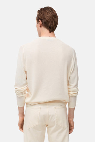 Pull à col rond - écru - MANGO