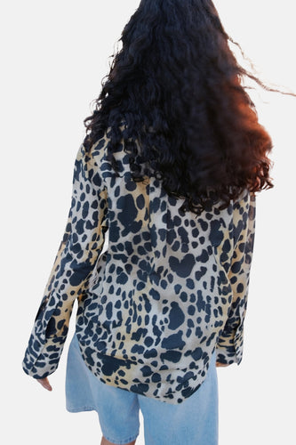 Chemisier (manches longues) multicolore - MANGO - MANGO - 4