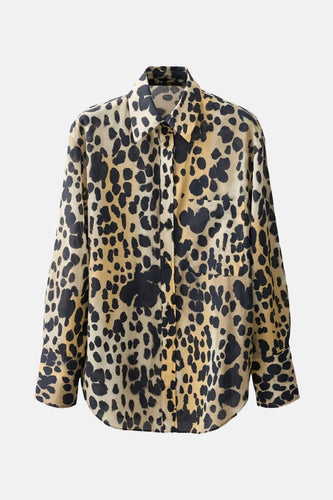 Chemisier (manches longues) multicolore - MANGO - MANGO - 4