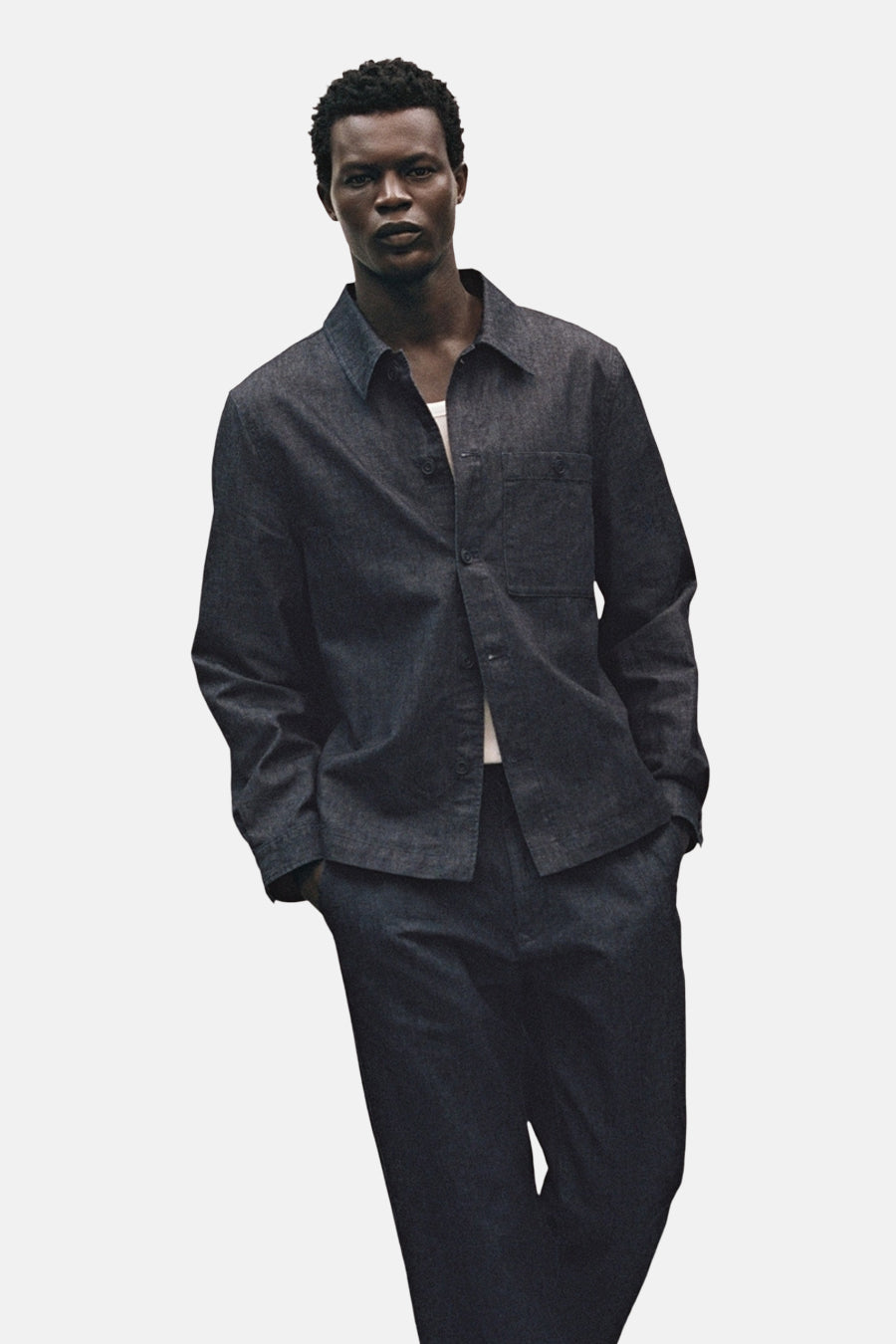 Veste en jean - Dark blue denim - MANGO - 6