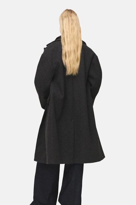 Veste longue noir - MANGO