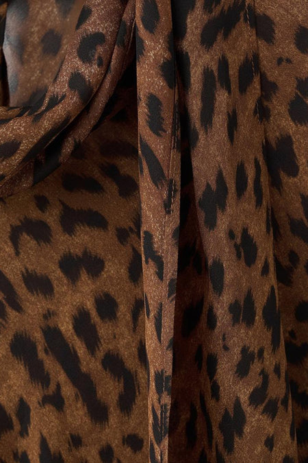 Blouse à manches longues - Brun
