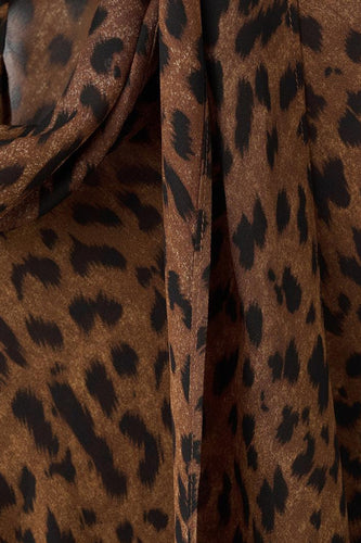 Blouse à manches longues - Brun