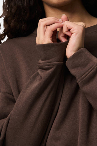 Sweat - brun - PIECES®