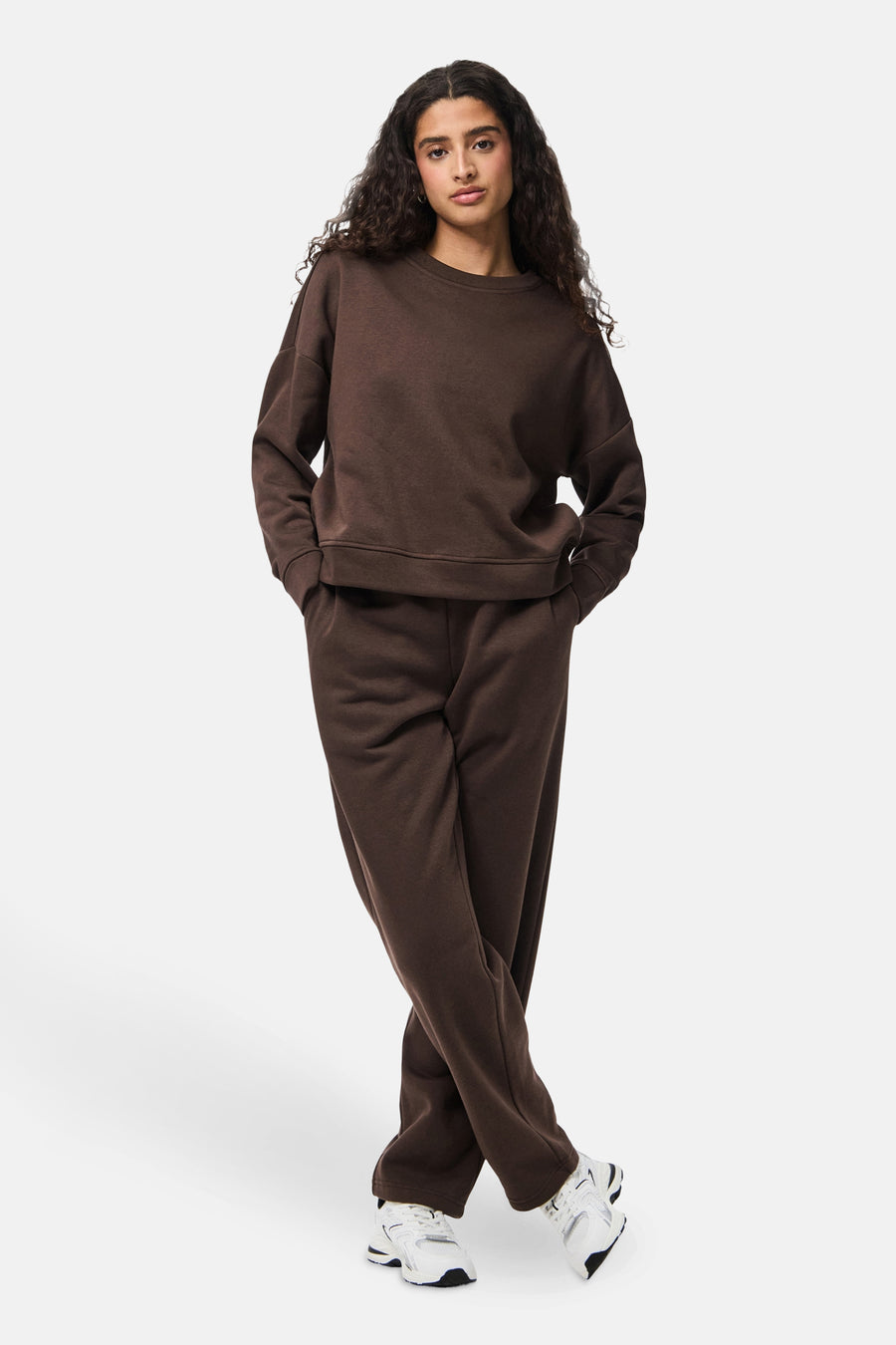 Sweat - brun - PIECES®