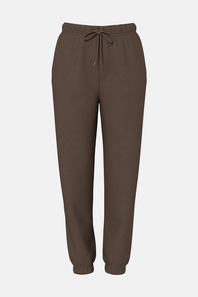 Pantalon de jogging brun de PIECES® avec cece élastique et poches.