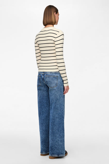 PCCRISTA LS O-NECK KNIT NOOS BC