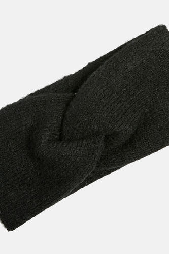 Gants d'oreille de PIECES®, avec détail croisé dans une texture tricotée.