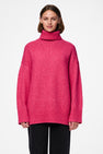 Pull à col roulé - rose