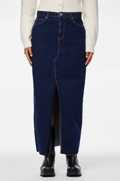 Jupe longue - Dark Blue Denim