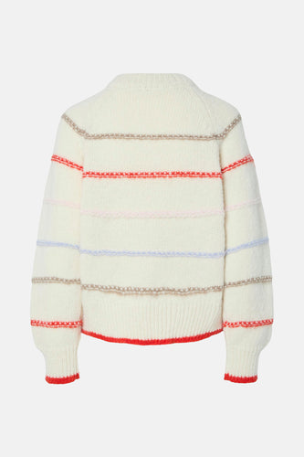 Pull à col rond - beige - PIECES®