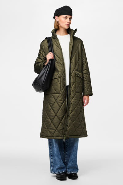 Veste longue Vert - PIECES®