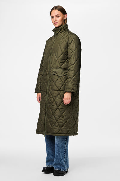 Veste longue Vert - PIECES®