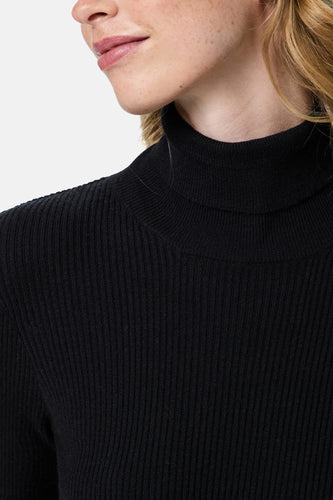 Pull à col roulé - noir - PIECES®