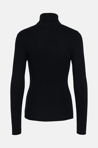 Pull à col roulé - noir - PIECES®