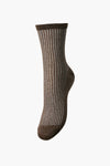 PCSEBBY GLITTER LONG STRIPE SOCK BC NOOS