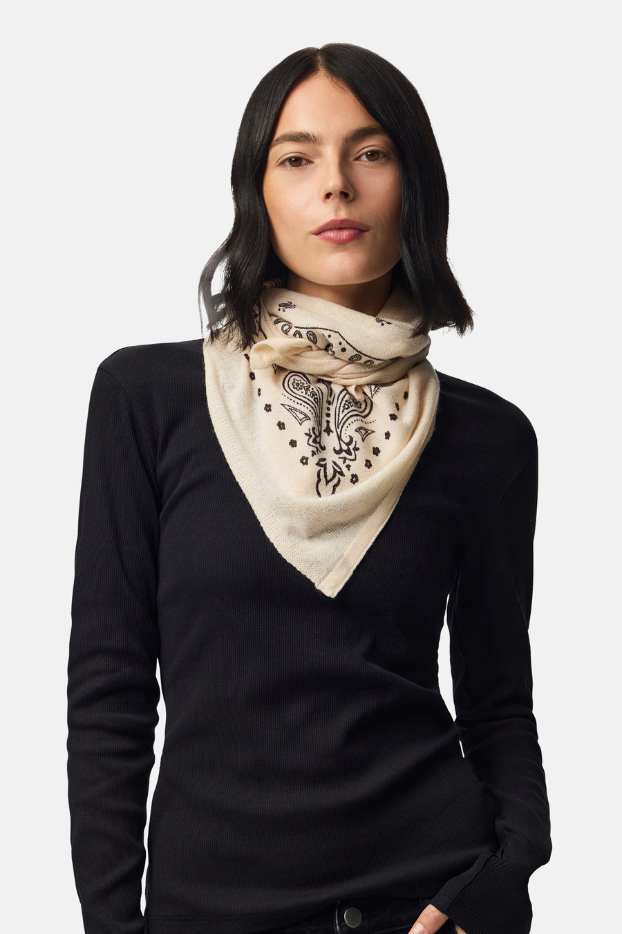 Foulard brun - PIECES®