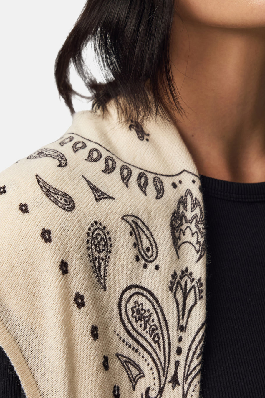 Foulard brun - PIECES®
