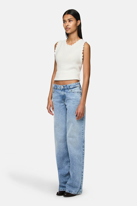 PCSELMA LW WIDE JEANS LB NOOS BC