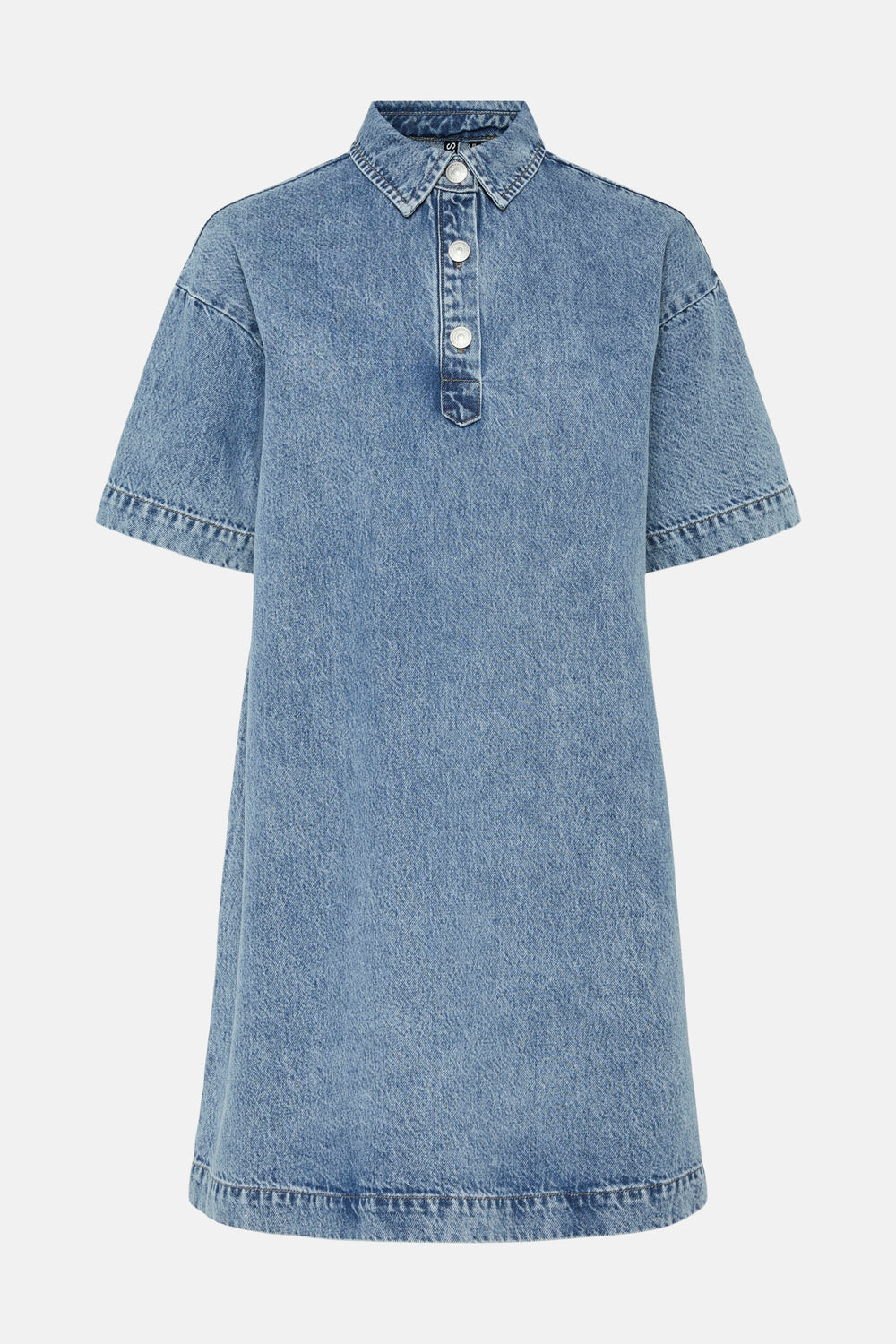 Robes manches courtes Mid blue denim - PIECES®