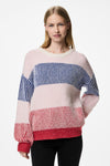 PCNOLO LS O-NECK KNIT MM BC