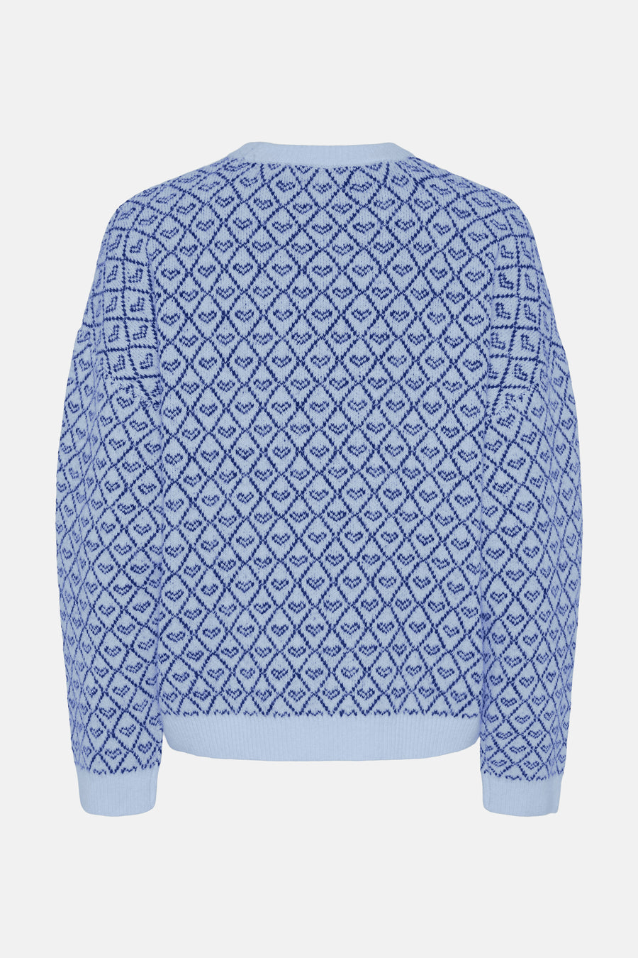 Pull à col rond - bleu - PIECES®