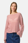 Top uni manche longue Rouge - PIECES®