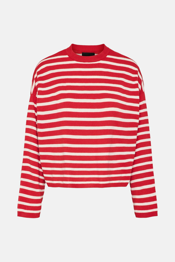 Pull col O Rouge - PIECES®
