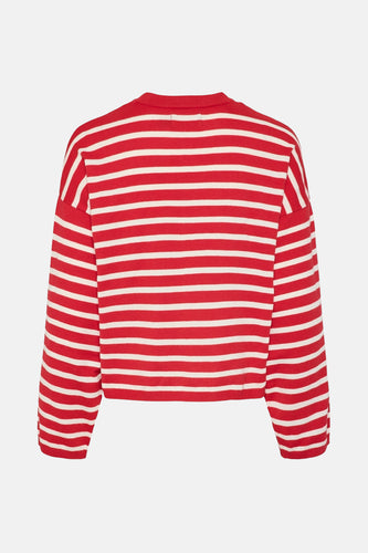 PCMILLE LS O-NECK KNIT MM BC