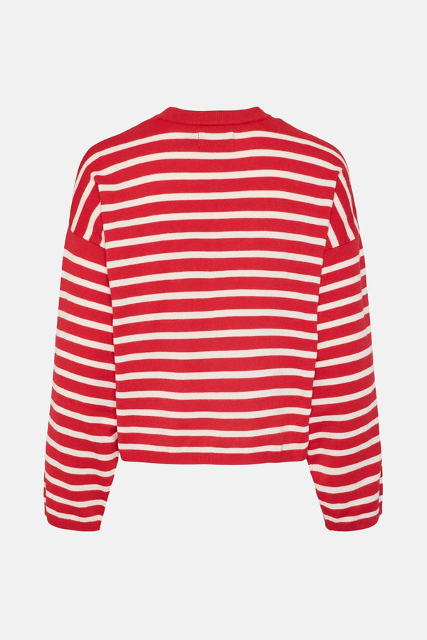 Pull col O Rouge - PIECES®
