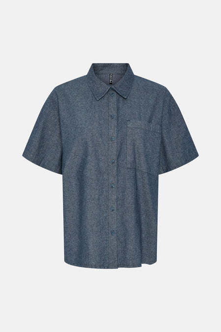 PCMIA SS DENIM SHIRT MM WVN