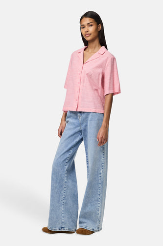 Chemise à manches courtes - rose - PIECES®