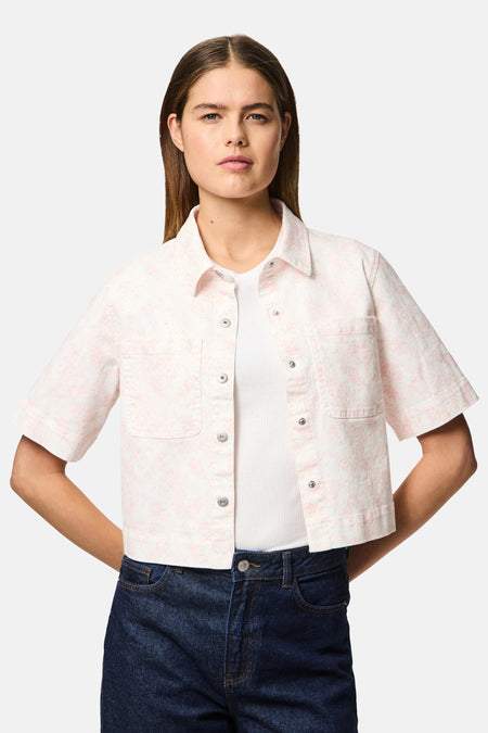 Chemise à manches courtes - Rose