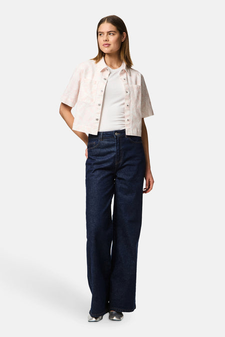 Chemise à manches courtes - Rose