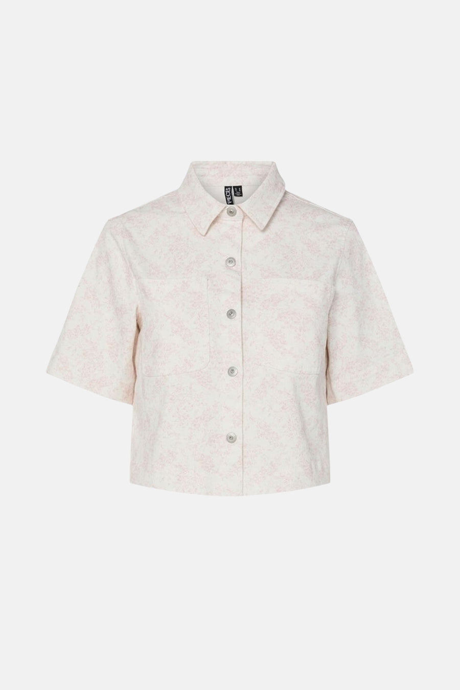 Chemise à manches courtes - Rose - PIECES®