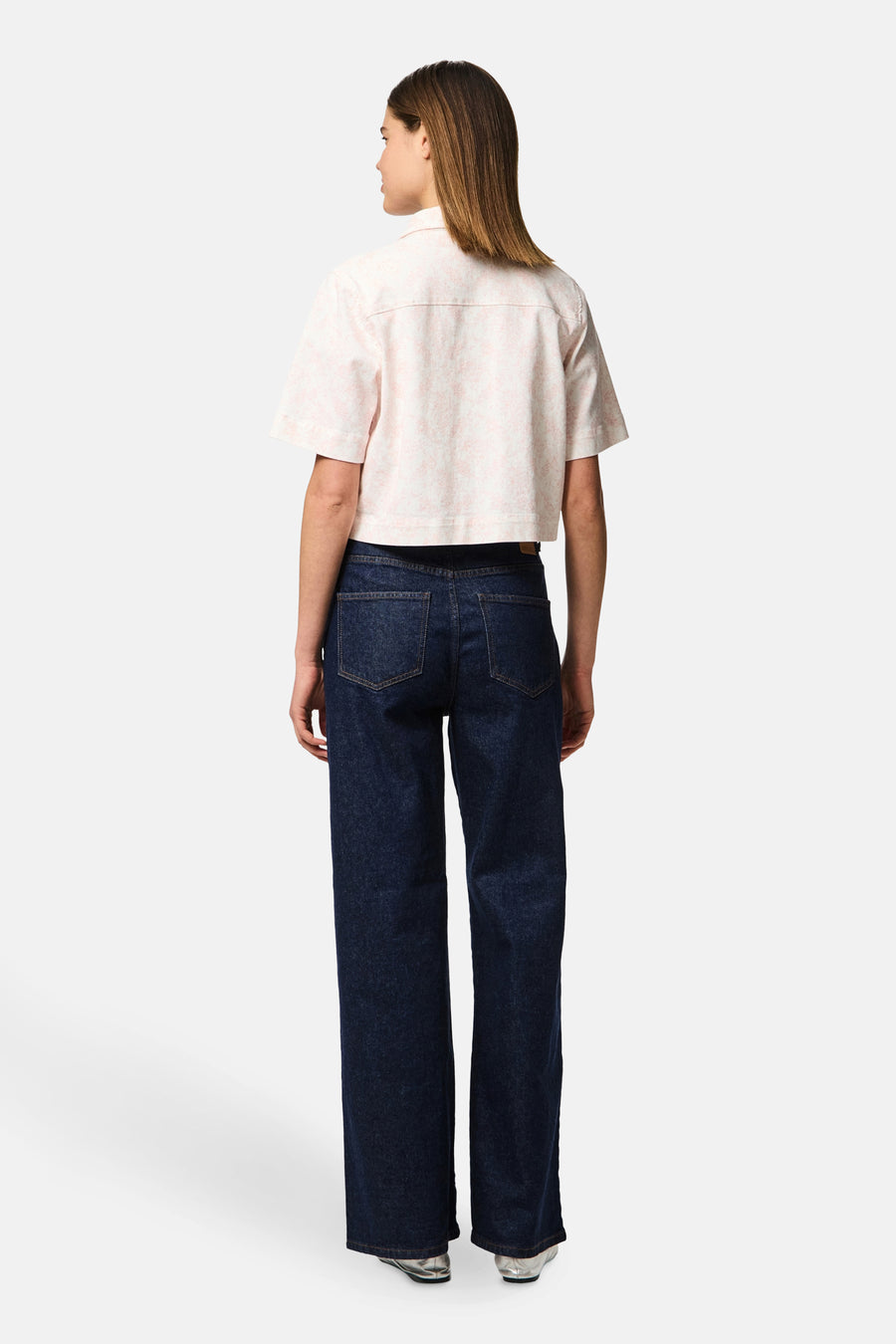 Chemise à manches courtes - Rose - PIECES®