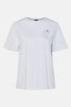 Top uni manche courte Blanc - PIECES®