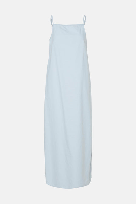 PCTARA STRAP MIDI DRESS WVN